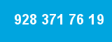 928 371 76 19